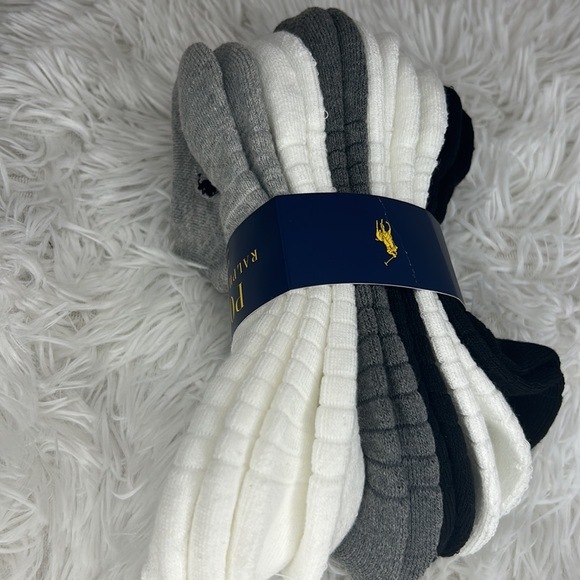 New with tags Ralph Lauren polo women’s socks fits shoe sizes 4-10 1 /2 -6 pair - Picture 8 of 8